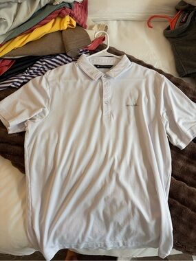 Travis Mathew White Men's Polo Shirt